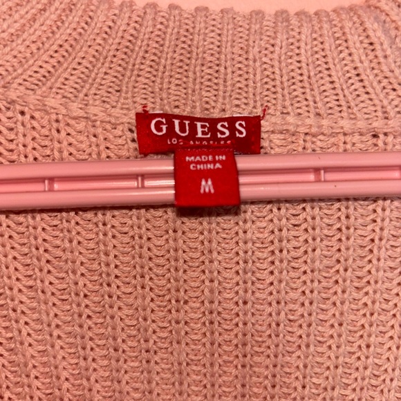 GUESS Blush-Pink Knit Sweater - Picture 2 of 3